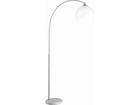GLOBO Stojací lampa NEWCASTLE, E27, matný nikl/mramor/bílá, 92 x 30 x 196 cm GLOBO Stojací lampa NEWCASTLE, E27, matný nikl/mramor/bílá, 92 x 30 x 196 cm