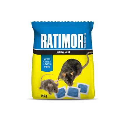 RATIMOR Nástraha na myši, sáčky, 150 g
