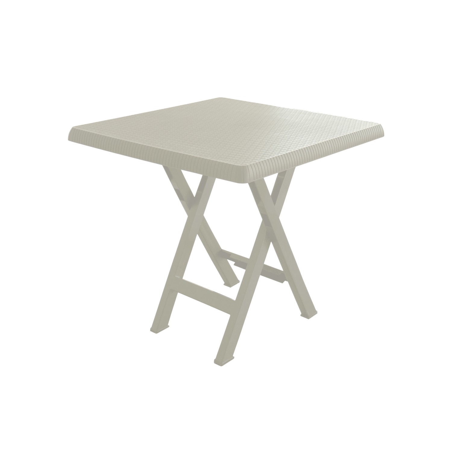 MEGA PLAST Skládací stolek TEO cappuccino 70 x 70 x 70 cm