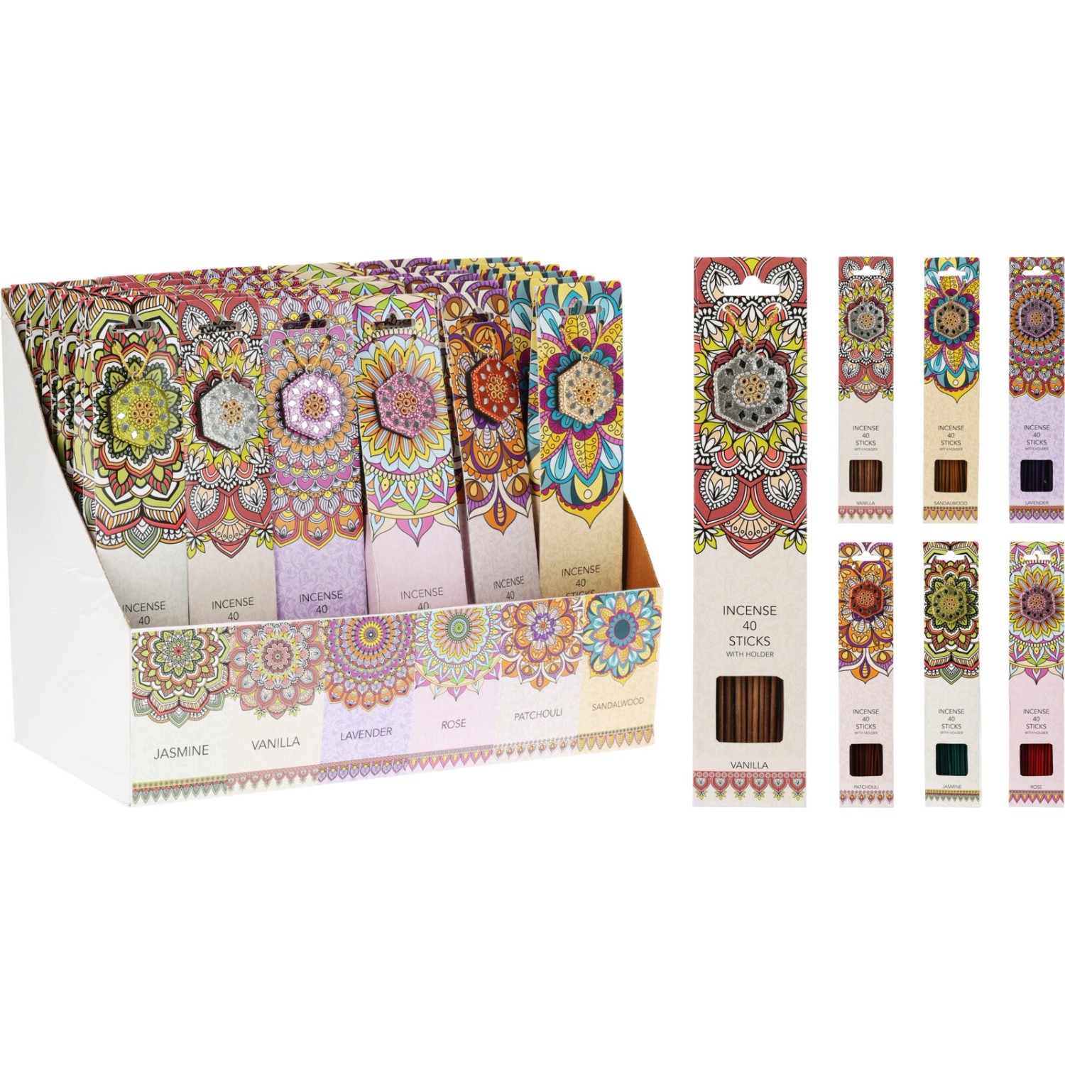 Koopman Vonné tyčinky různé druhy 40 ks