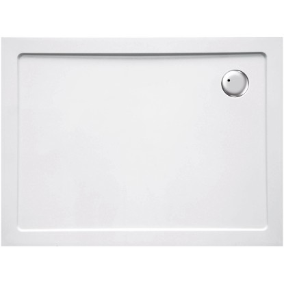 Sanotechnik Rohová sprchová vanička SMC SC1080S, 100 x 80 x 3,5 cm