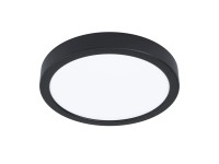 EGLO LED stropní svítidlo FUEVA 5 černé, pr. 210 mm