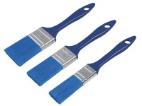 LUX-TOOLS Sada štětců na vodou ředitelné barvy a laky, 30 x 40 x 50 mm, 3 ks