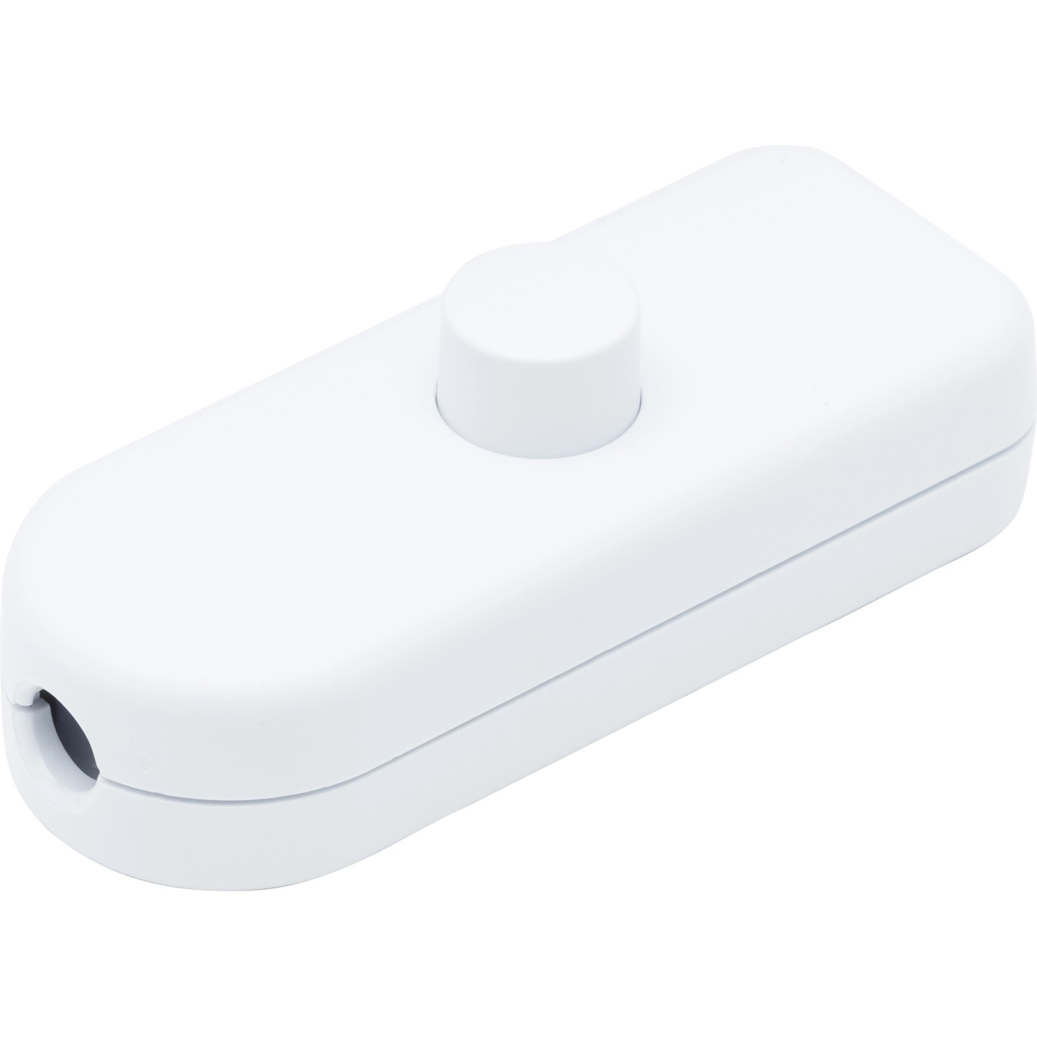 OBI Mezišňůrový vypínač 2 A, bílý