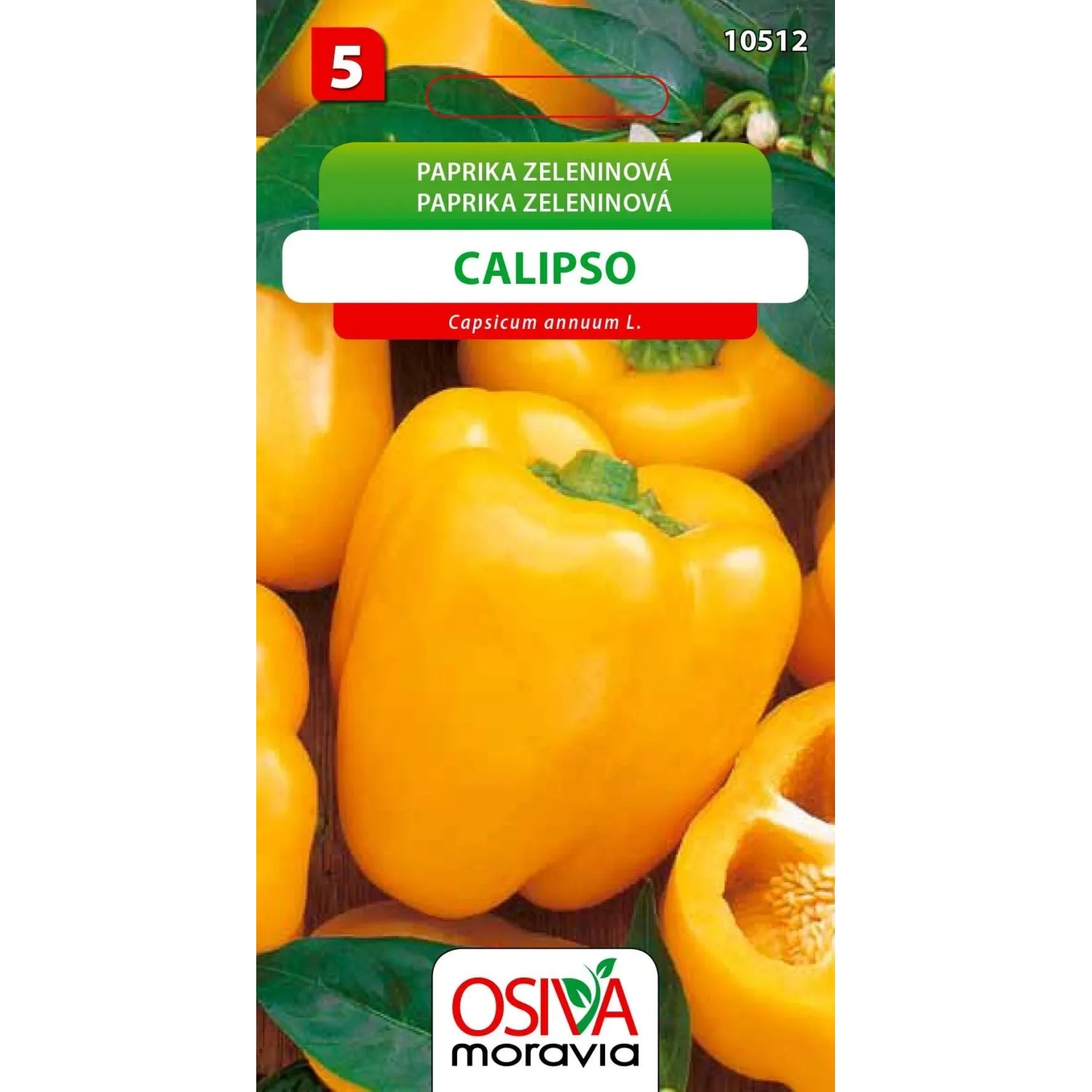 Paprika Zeleninová - sladká - Calipso (Capsicum annuum L.)
