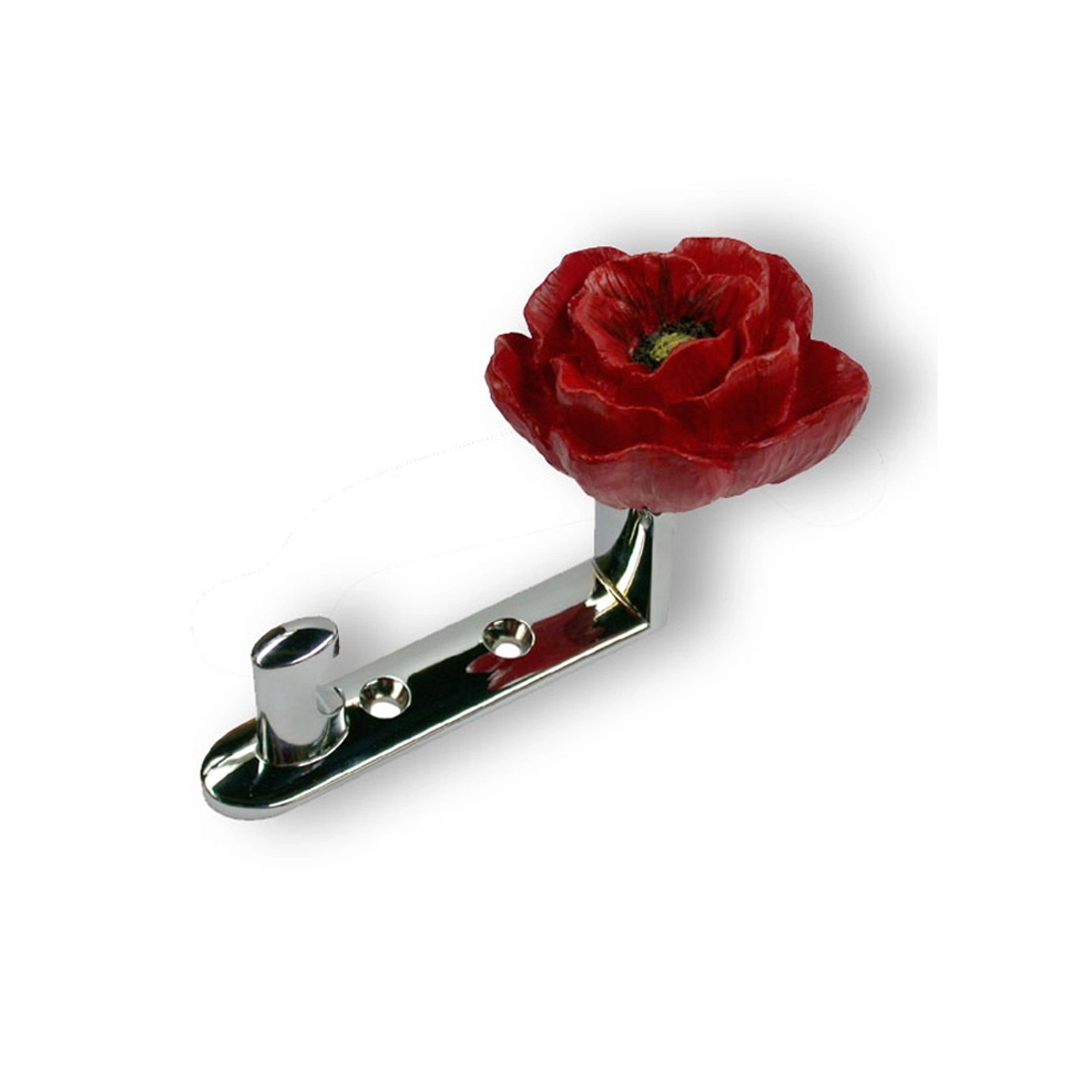 Háček 1788 chrom lesklý červený 124 mm x 61 mm x 62 mm