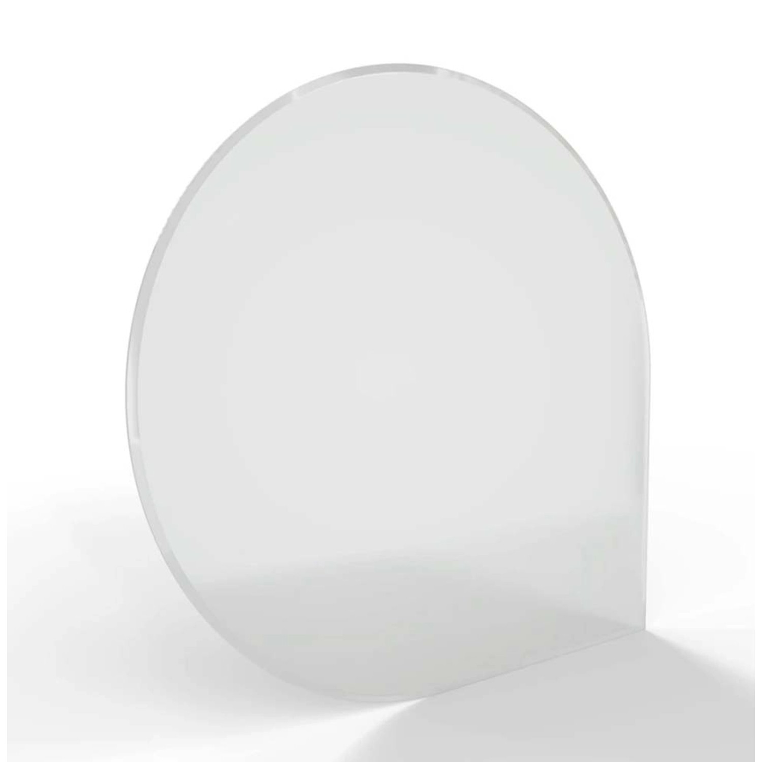 HS Flamingo Sklo pod kamna kapka, čiré, 1100 x 1100 x 6 mm