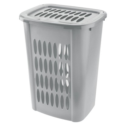 Tontarelli Koš na špinavé prádlo Cover Line seversky šedý 55 l