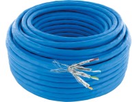 Schwaiger Síťový kabel CAT 8.1 (S/FTP), modrá, 25 m