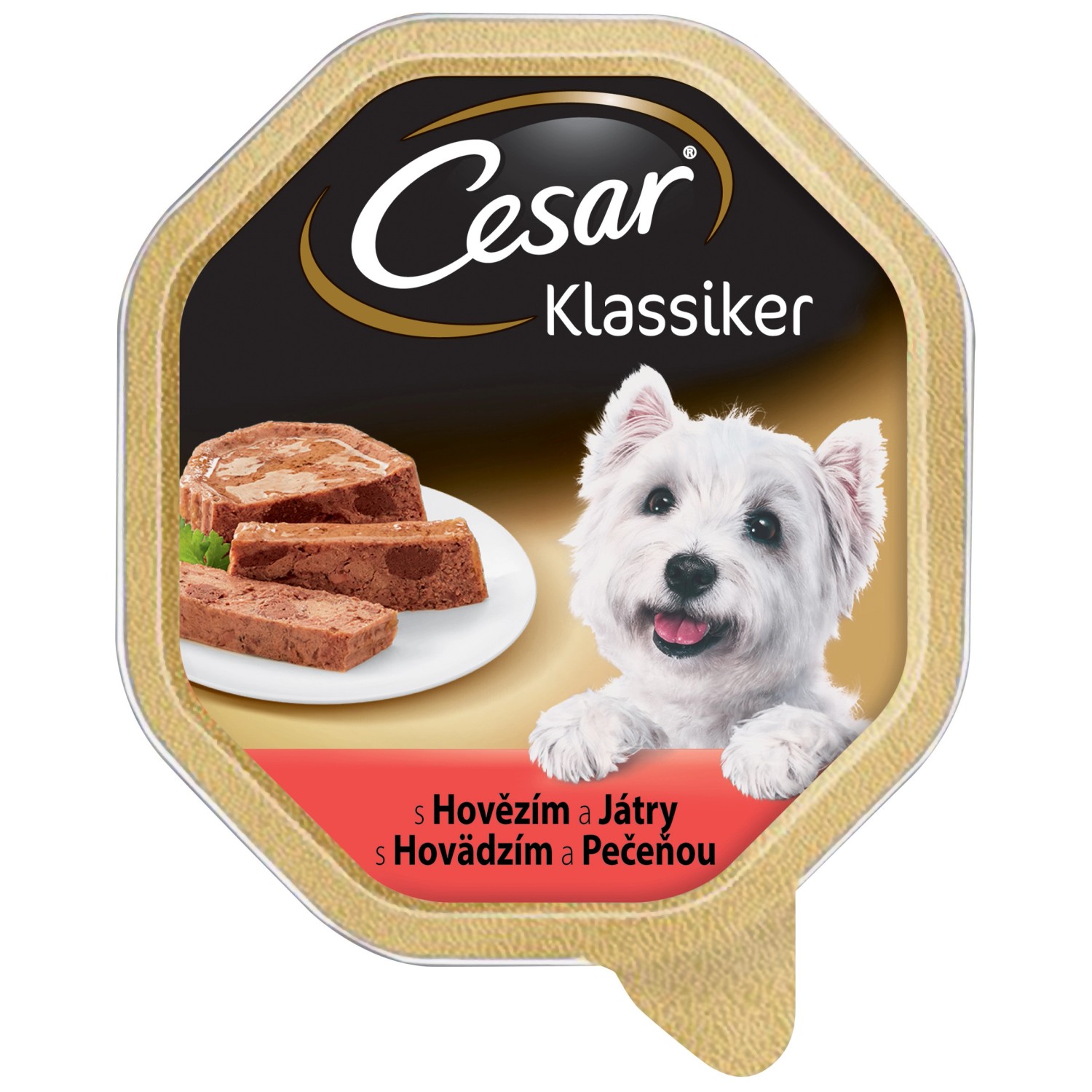 Cesar vanička hovězí paštika s játry 150 g