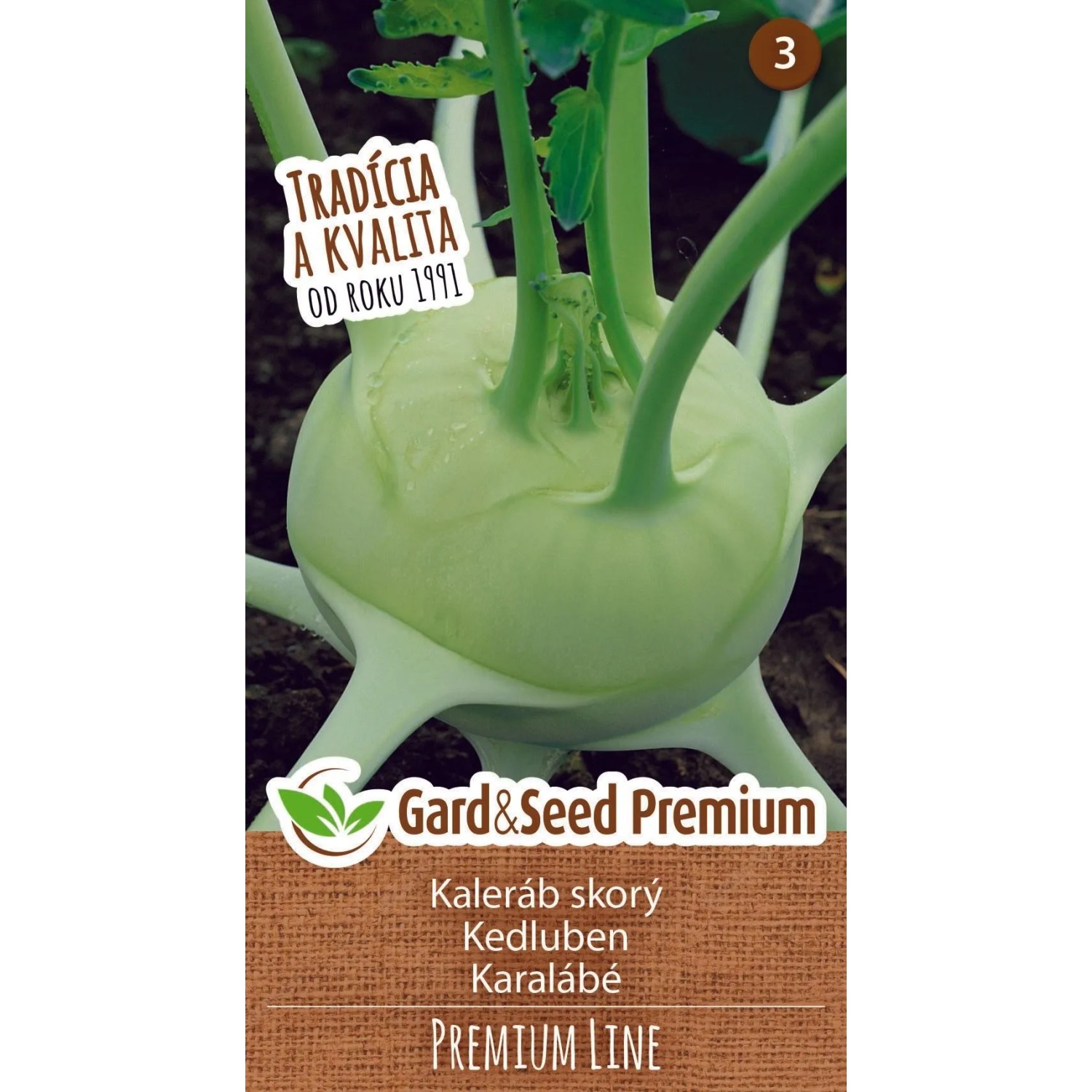 GardenSeed Premium Semínka Kedluben raný PREMIUM