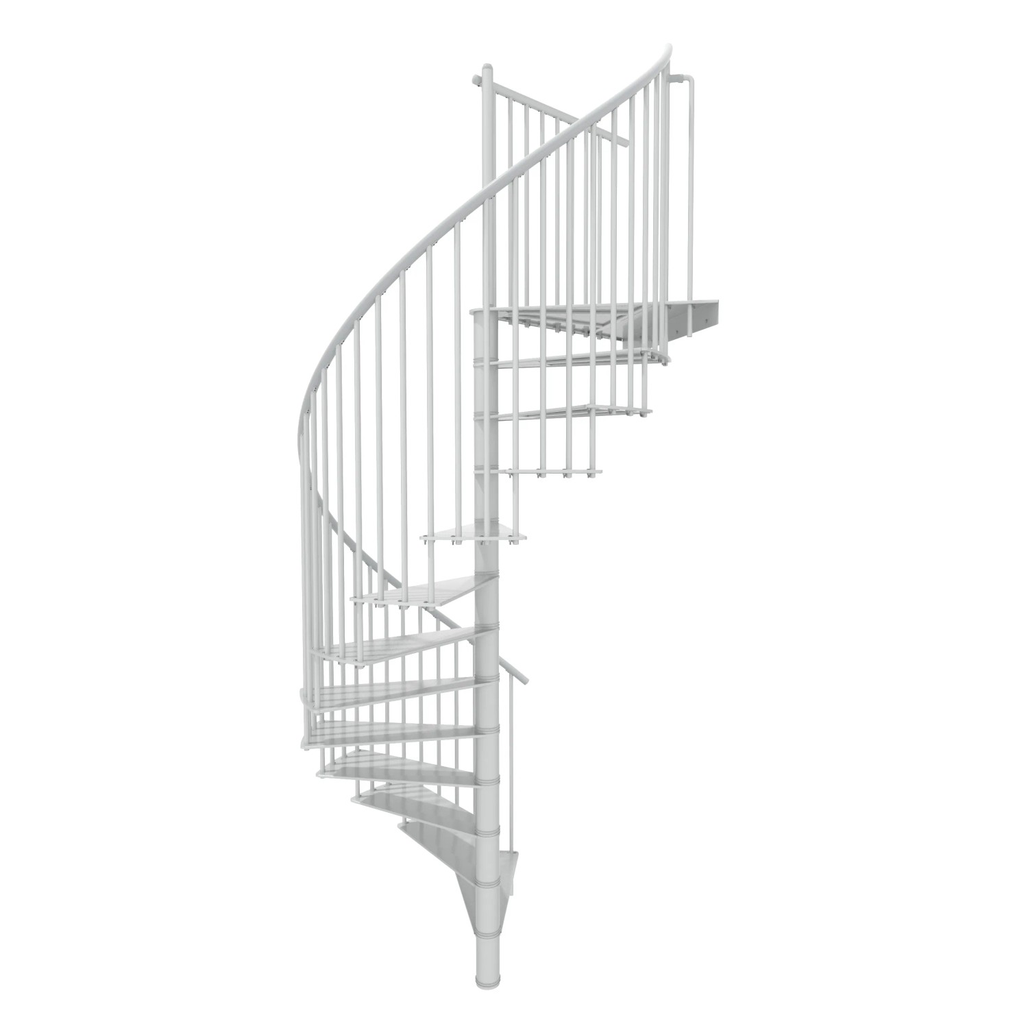 Minka STAIRS Kovové točité schodiště Portofino bílé pr. 140 cm
