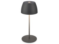 BRILONER Dobíjecí stolní lampa Serina Mini 2,5W 150lm 2700K antracit pr. 8x20 cm BRILONER Dobíjecí stolní lampa Serina Mini 2,5W 150lm 2700K antracit pr. 8x20 cm