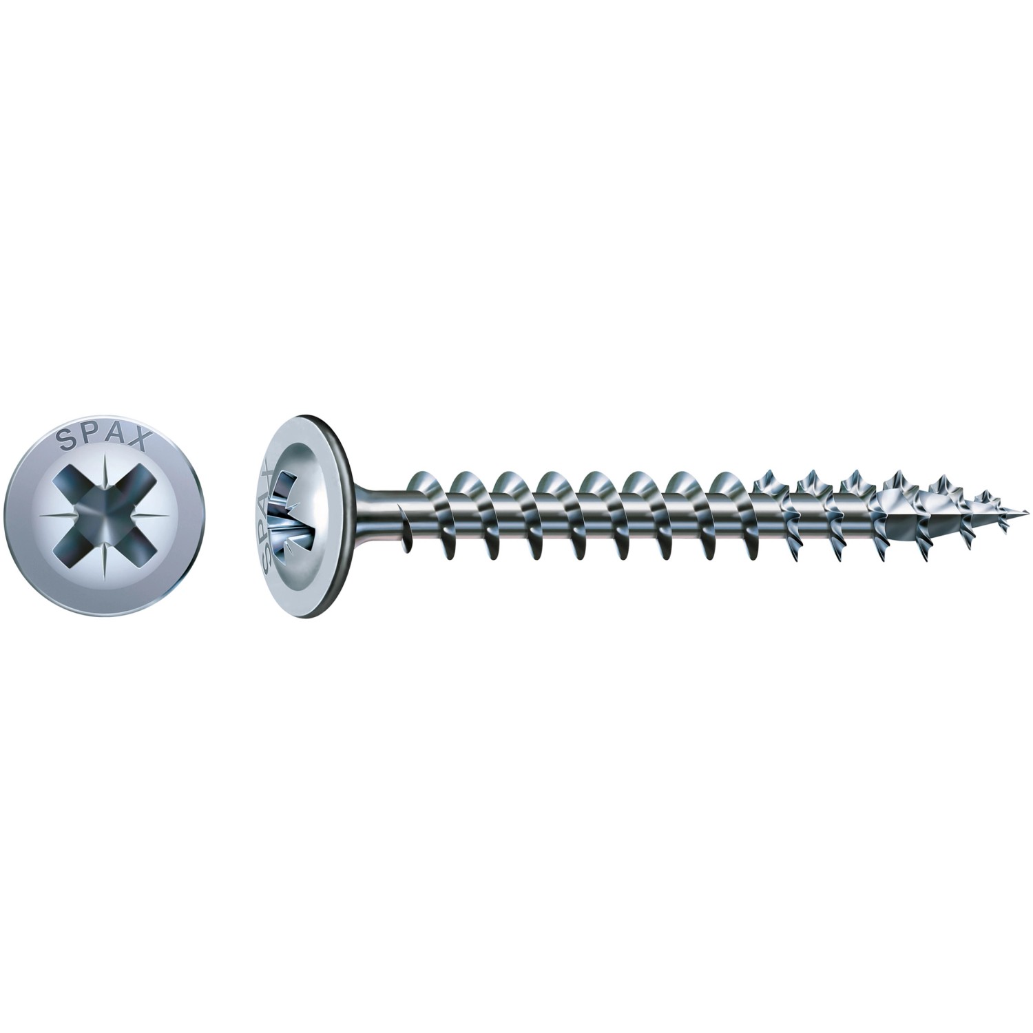 Spax Uni vrut tal.hlava PZ/Z2 pln.závit Wirox 3 x 20 mm 100 ks