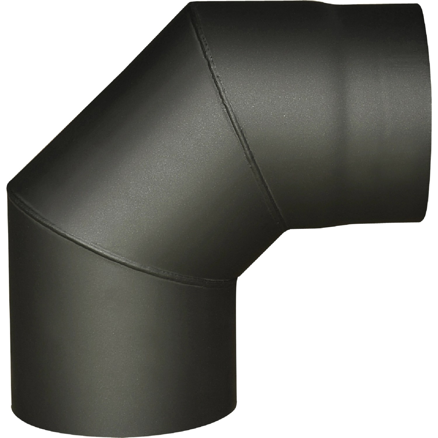 Koleno kouřové 90° silnostěnné černé, pr. 160 mm