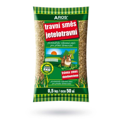 Balení travního semene t.b.t., vhodné pro přímé krmení.