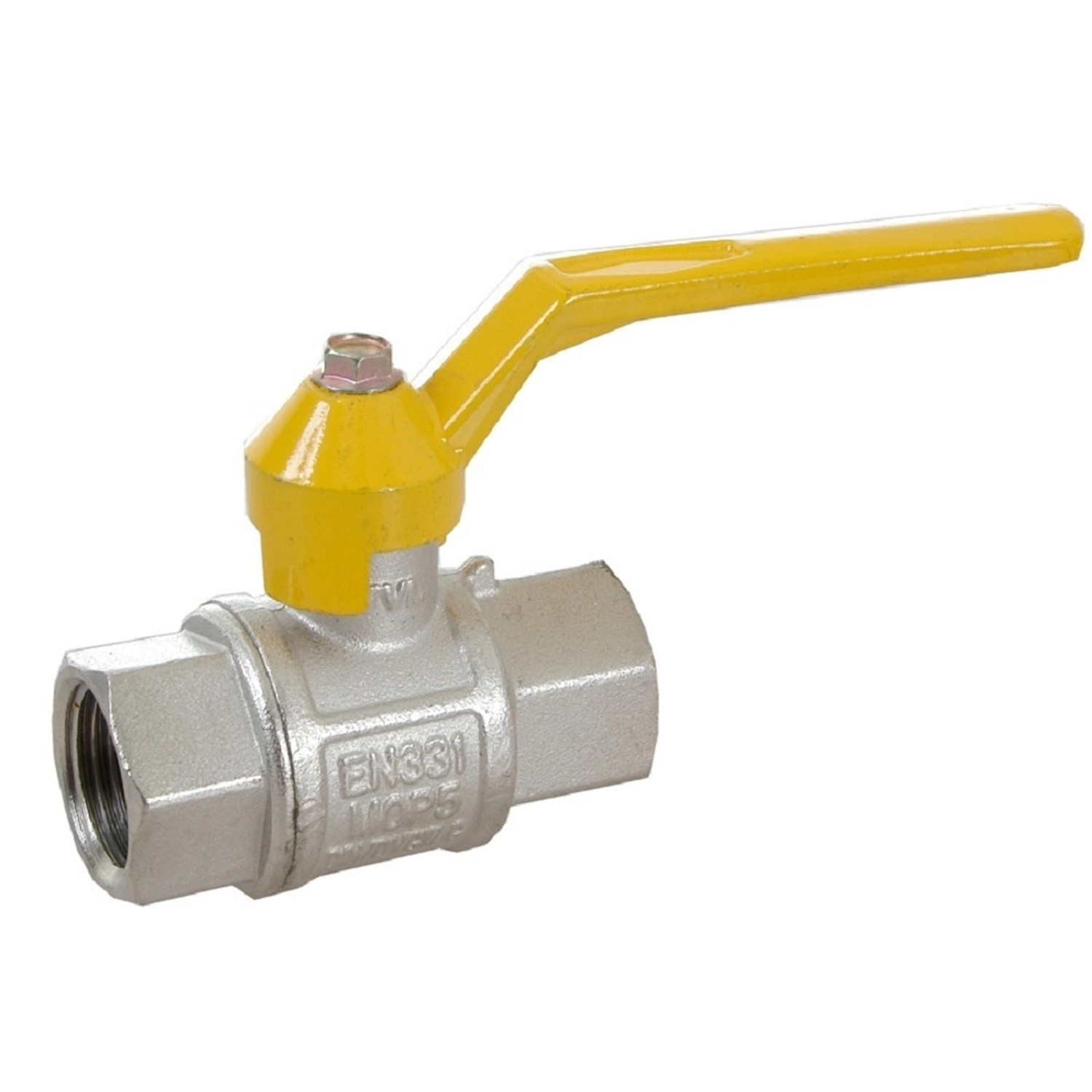 Plnoprůtokový kulový plynový kohout 1", páčka