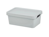 Tontarelli Úložný box s víkem MAYA šedý 4,2 l