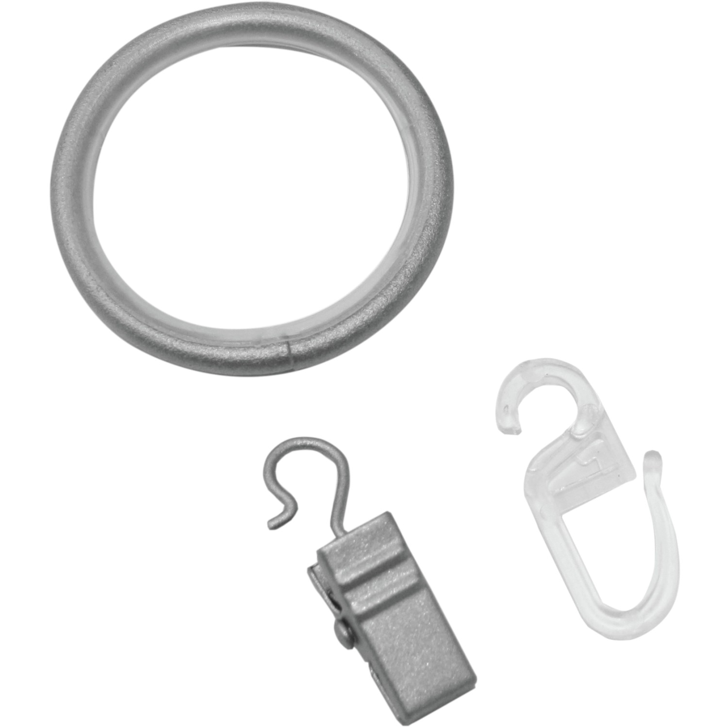 Gardinia Záclon. kroužky Industrial Home s kluznou vložkou, 10 ks, pr. 2,5 cm