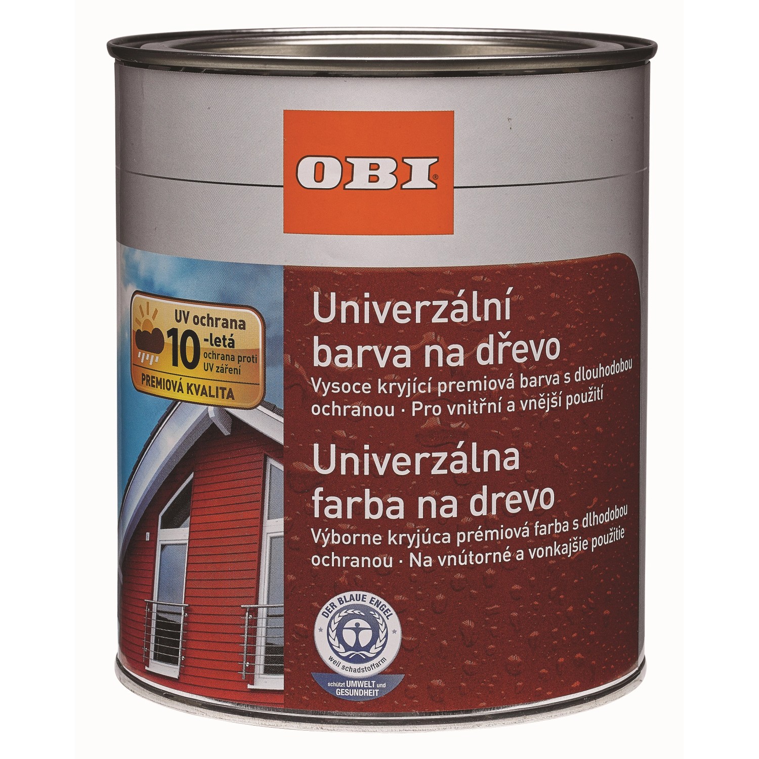 OBI Univerzální barva na dřevo s dlouhodobou ochranou antracitová 750 ml