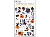 Anděl Přerov Samolepky Halloween kočky 14,5 x 25 cm Anděl Přerov Samolepky Halloween kočky 14,5 x 25 cm