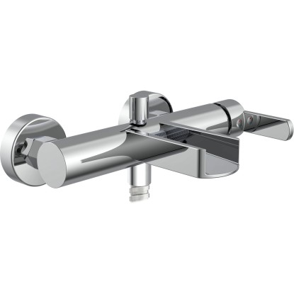 Schütte Designová vanová napouštěcí baterie Niagara s proudovým výtokem chromová