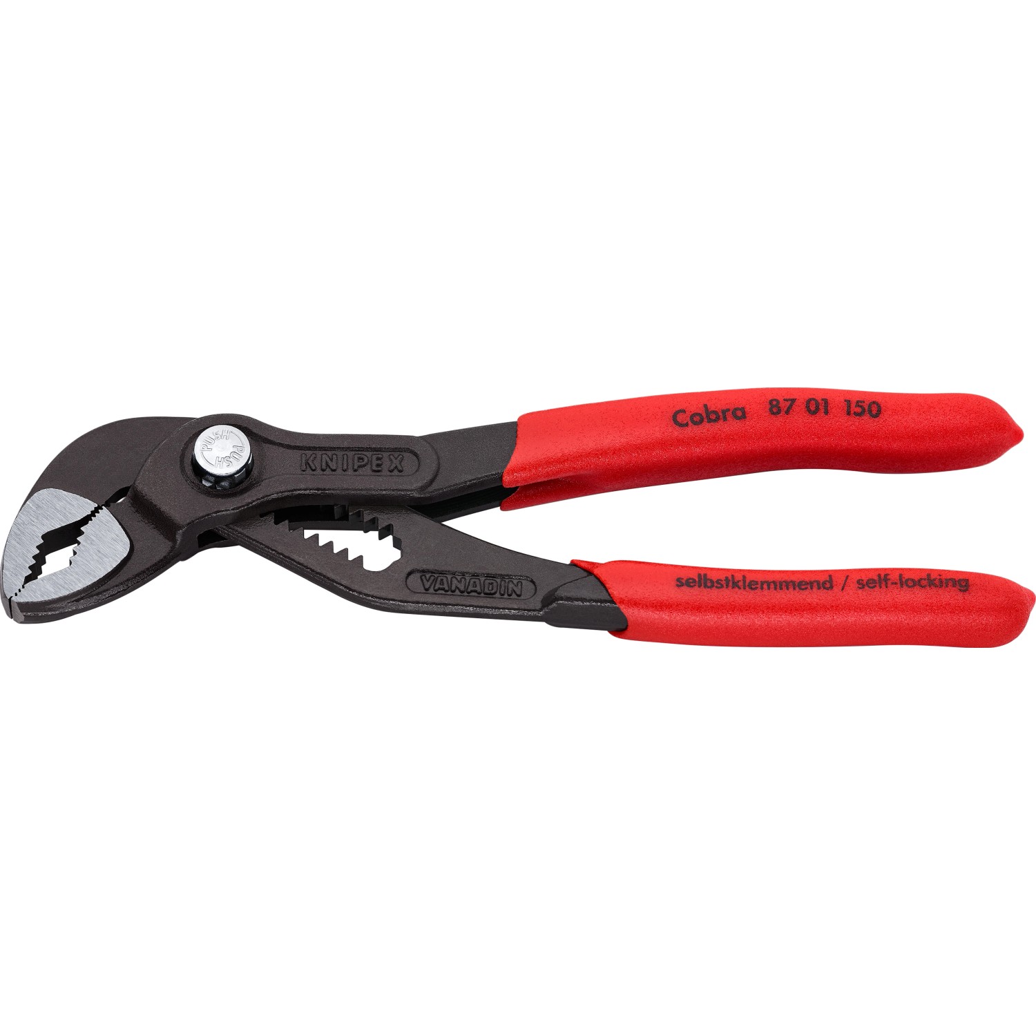 Knipex Kleště na vodní čerpadla Cobra, fosfátované na šedo, 150 mm