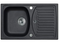 Alveus Granitový dřez Record 30, černá, 78 x 48 cm Alveus Granitový dřez Record 30, černá, 78 x 48 cm