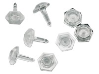 Gardinia Příchytky na skládané záhyby čiré, 50 ks Gardinia Příchytky na skládané záhyby čiré, 50 ks