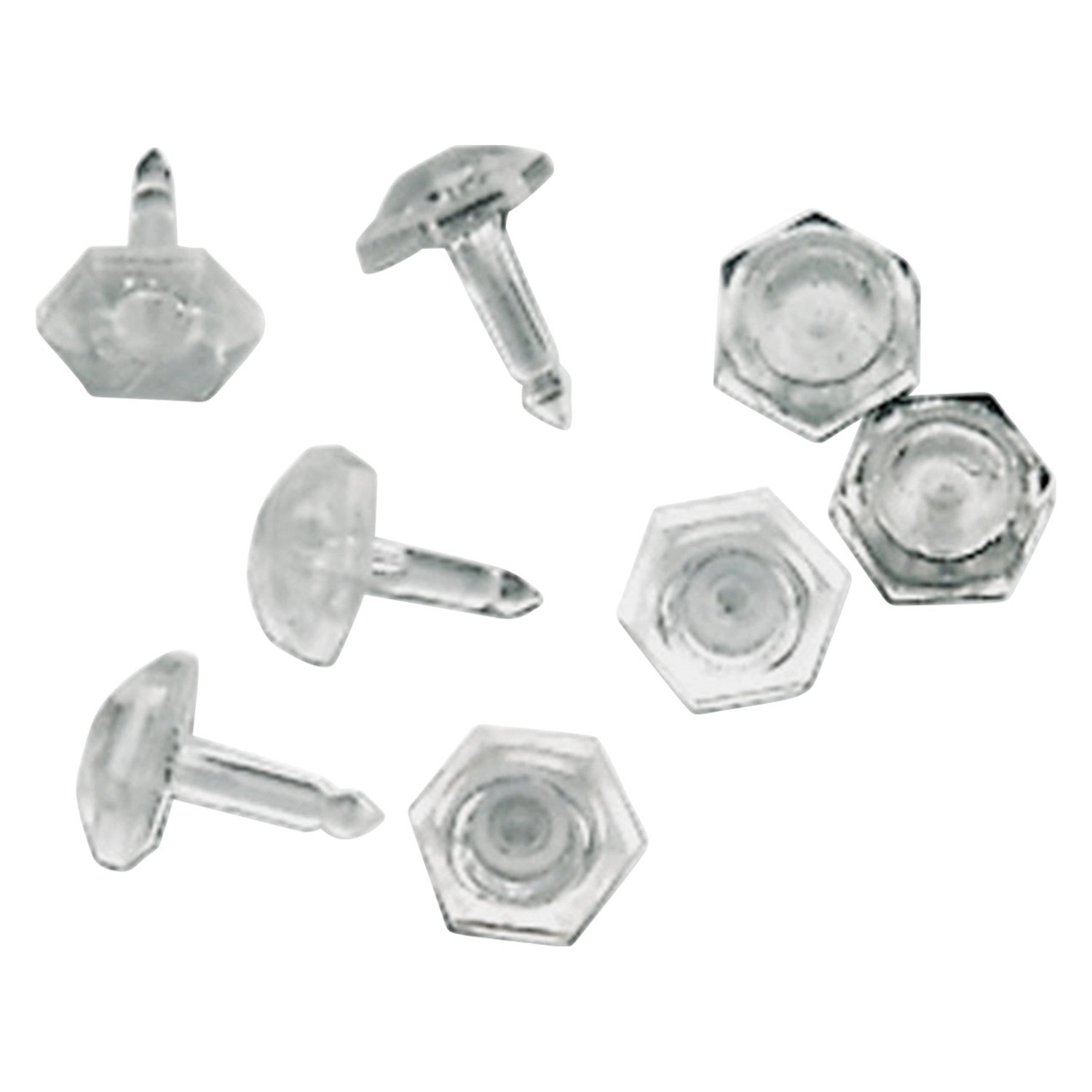 Gardinia Příchytky na skládané záhyby čiré, 50 ks