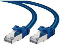 Schwaiger Síťový kabel CAT 8 (SF/FTP) RJ45, modrá, 5 m