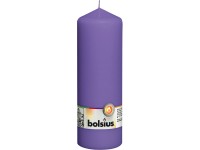 Bolsius Svíčka válcová fialová 70 x 200 mm