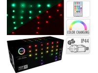 Koopman Světelný řetěz rampouch 85 RGB LED, IP44, 300 x 60 cm, 1 ks