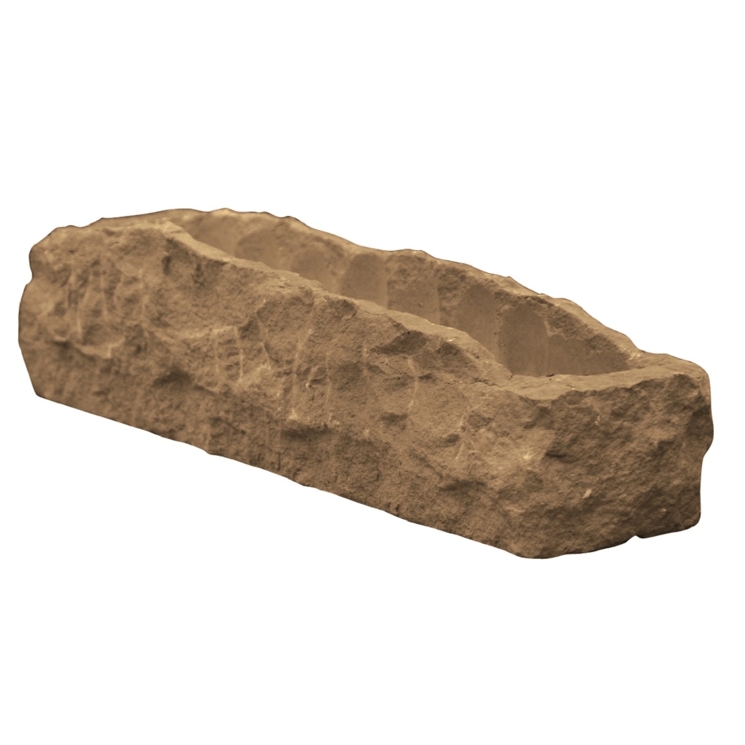 Zahradní truhlík, beton, 15 x 17 x 63 cm