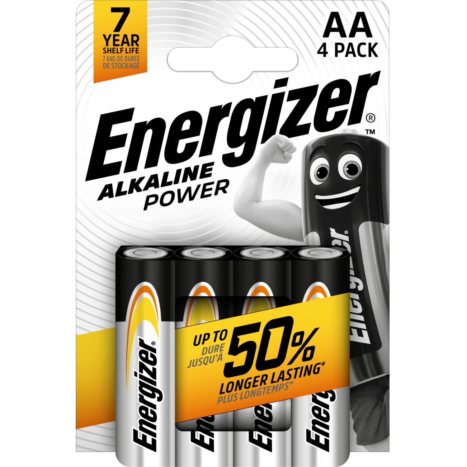 Energizer ALKALINE POWER Alkalická baterie AA, 4 ks