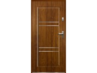 O.K. DOORS Ocelové vchodové dveře ARYSTEA P55 zlatý dub 90 L