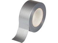 Textilní páska stříbrná 50 m x 48 mm
