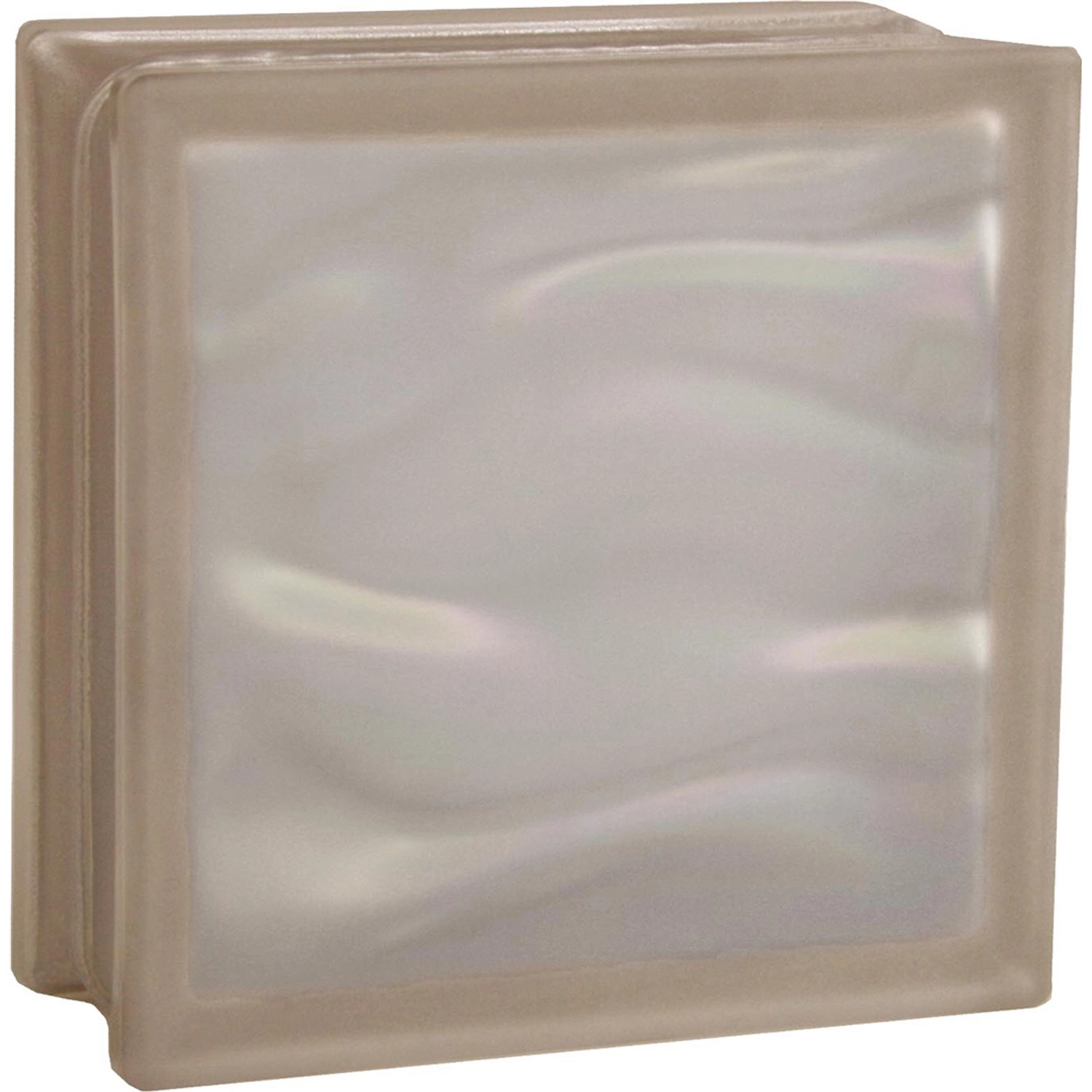 Fuchs Design Luxfera BM Aqua Reflex mléčné sklo béžová 19 x 19 x 8 cm