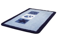 Kleine Wolke Koupelnová předložka Beach azurová 55 x 65 cm