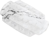 OBI Šíjový polštářek Marble bílá-antracitová 32 cm x 22 cm