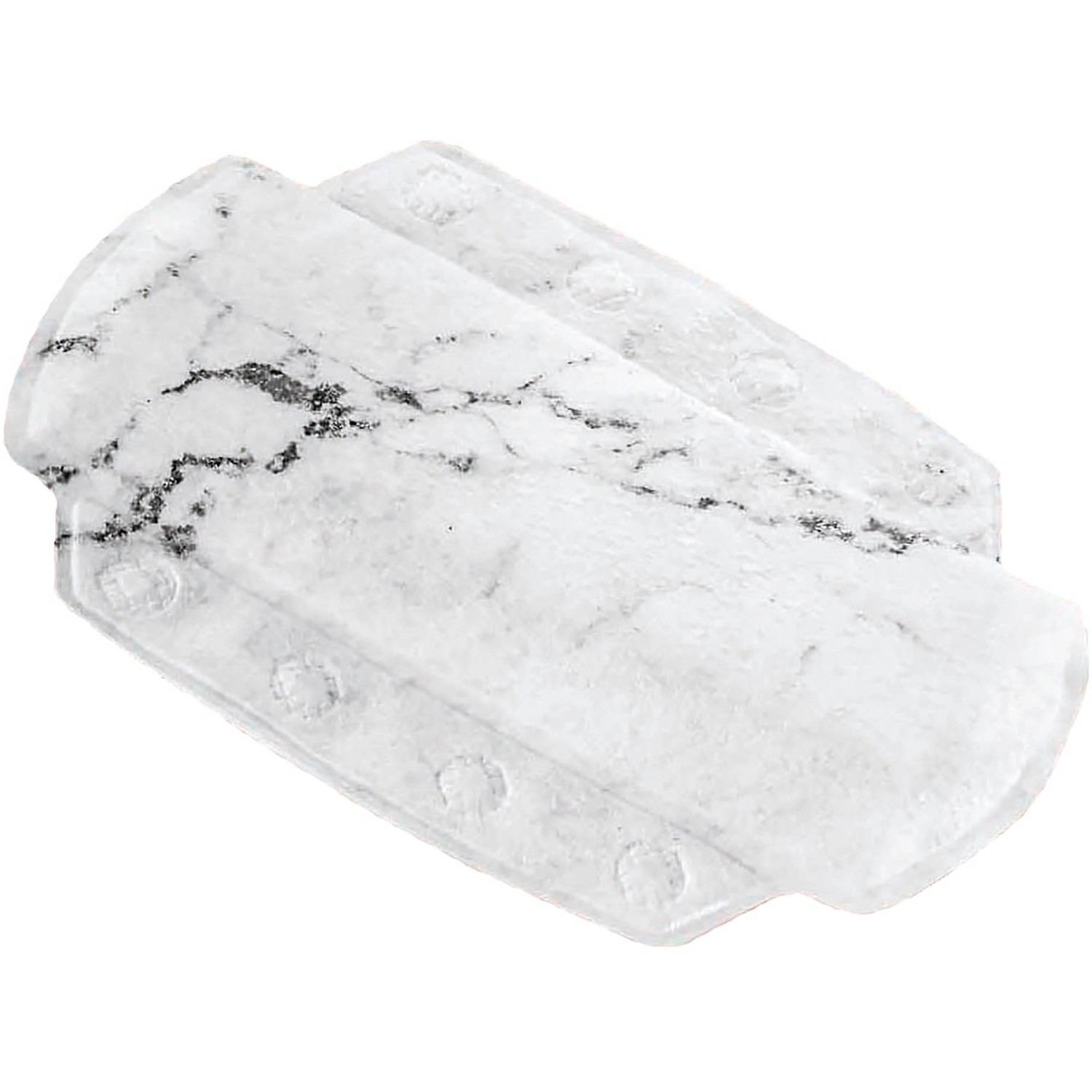 OBI Šíjový polštářek Marble bílá-antracitová 32 cm x 22 cm