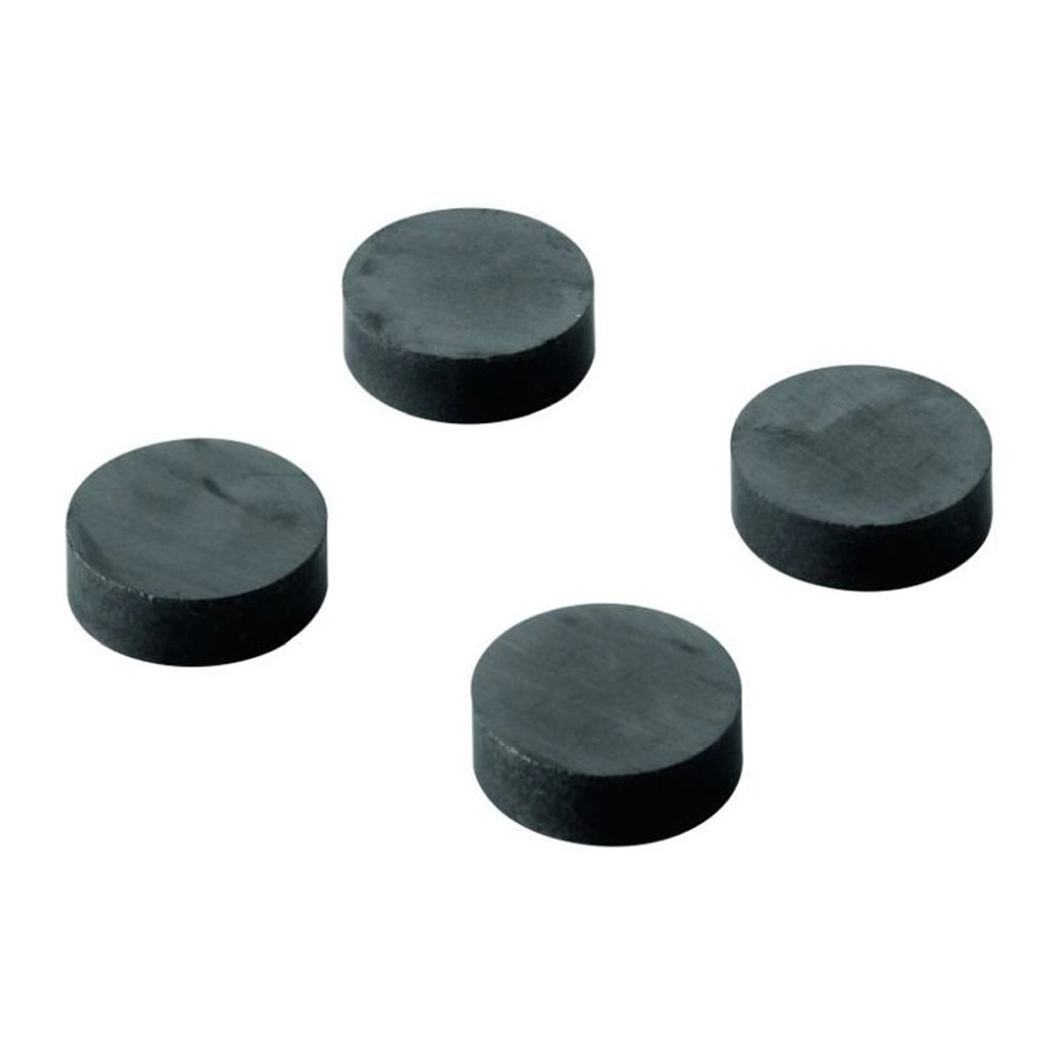 Hettich Magnet na nástěnku, černý, 8 ks, 18 mm