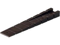 Hettich Podkládací ulamovací plastový klín hnědý, 4 ks