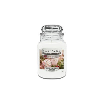 Yankee candle Home inspiration Svíčka ve skle velká Candy Cane Milkshake 538 g