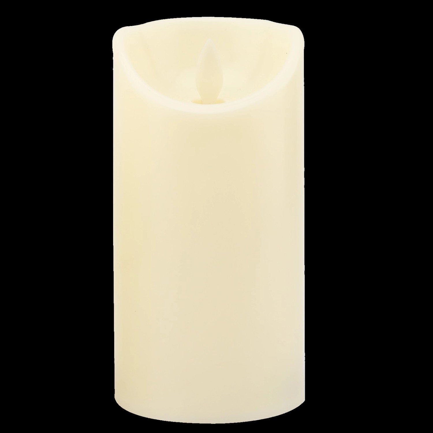 EURAKLES LED svíčka vanilková/bílý plamínek 150 x 75 mm, 1 ks