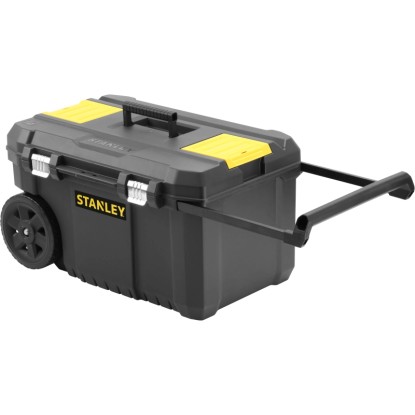 Stanley Essential Mobile Box na nářadí, 50L pojízdný box s teleskopickou rukojetí.