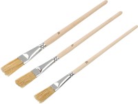 LUX-TOOLS Sada štětců na smalt, dřevěná rukojeť, 3dílná (10/12/14 mm)