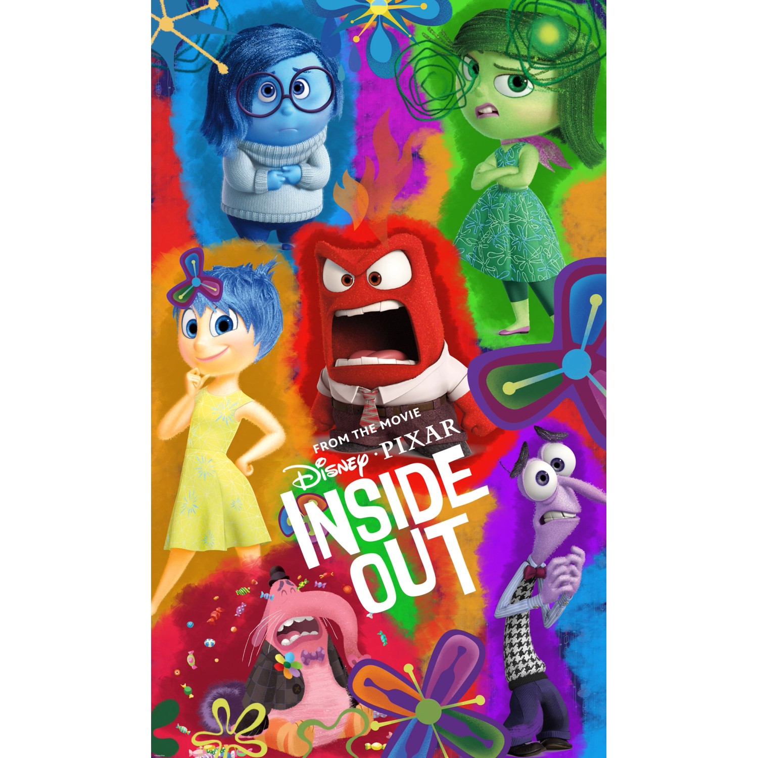 Komar Vliesová fototapeta Inside Out Aquarell 120 x 200 cm