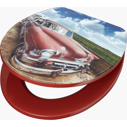 OBI WC sedátko Solco motiv auta s automatickým sklápěním