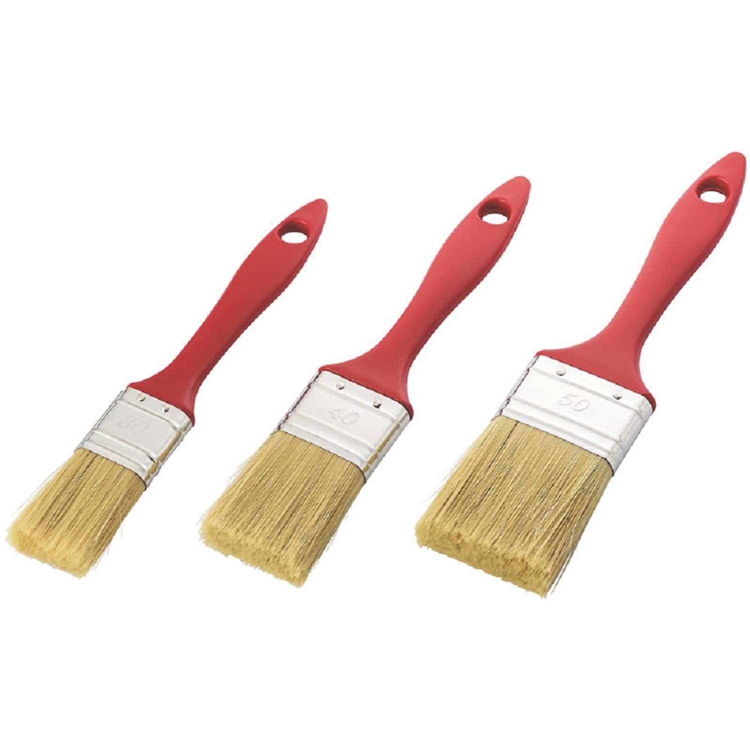Sada štětců na laky, 3 ks